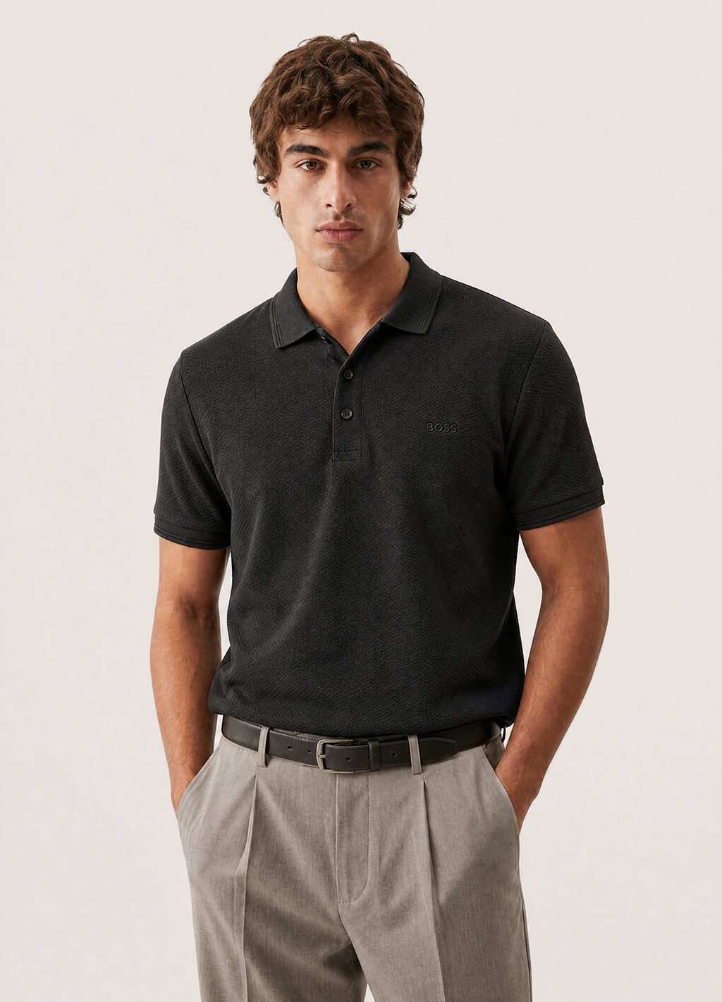 Charcoal Gray Polo