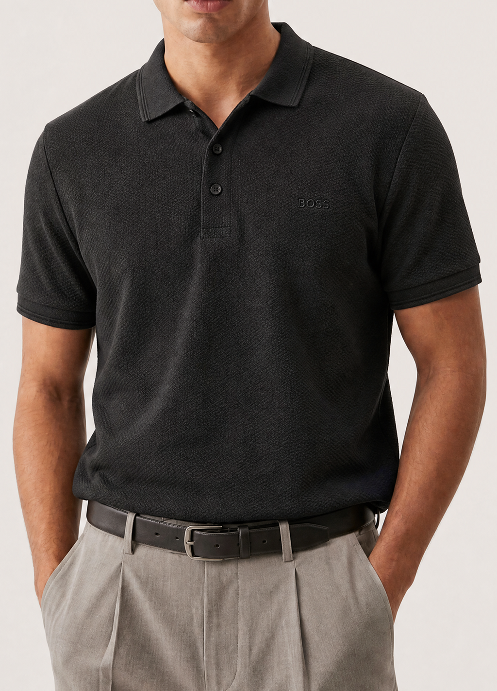Charcoal Gray Polo