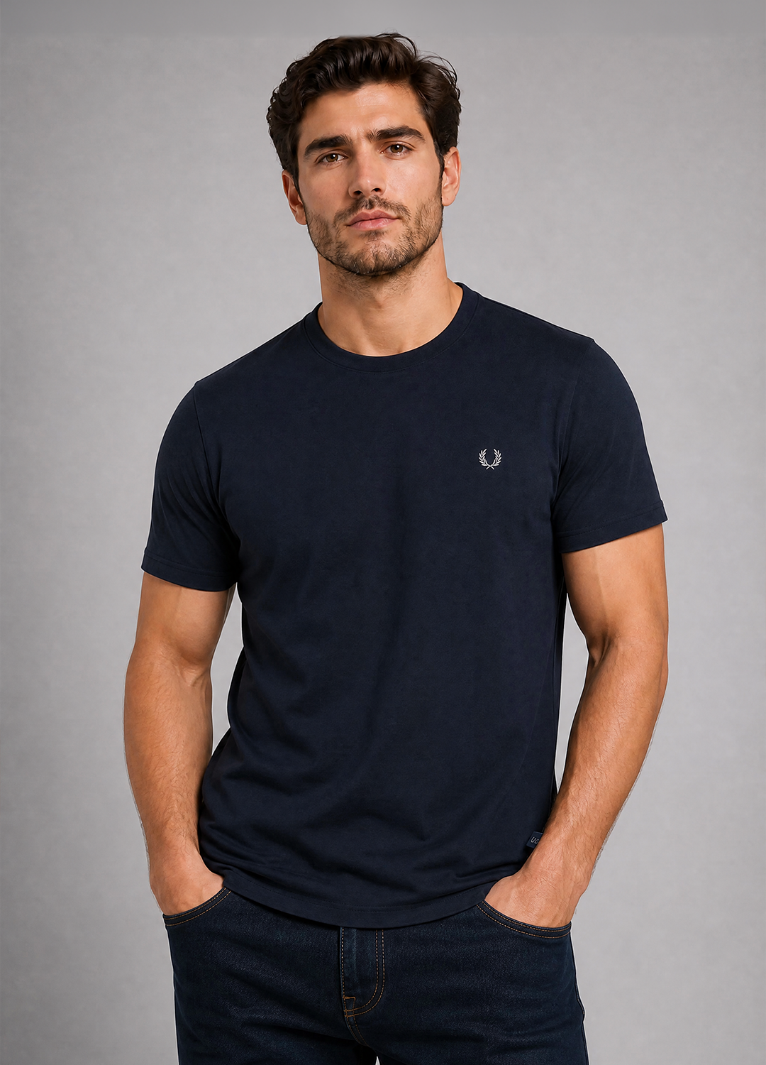 Navy Crew Tee