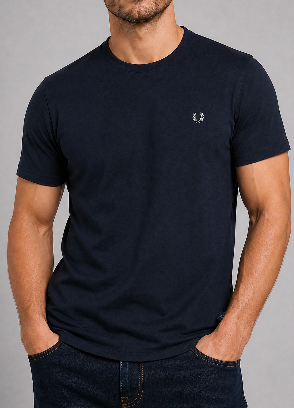 Navy Crew Tee