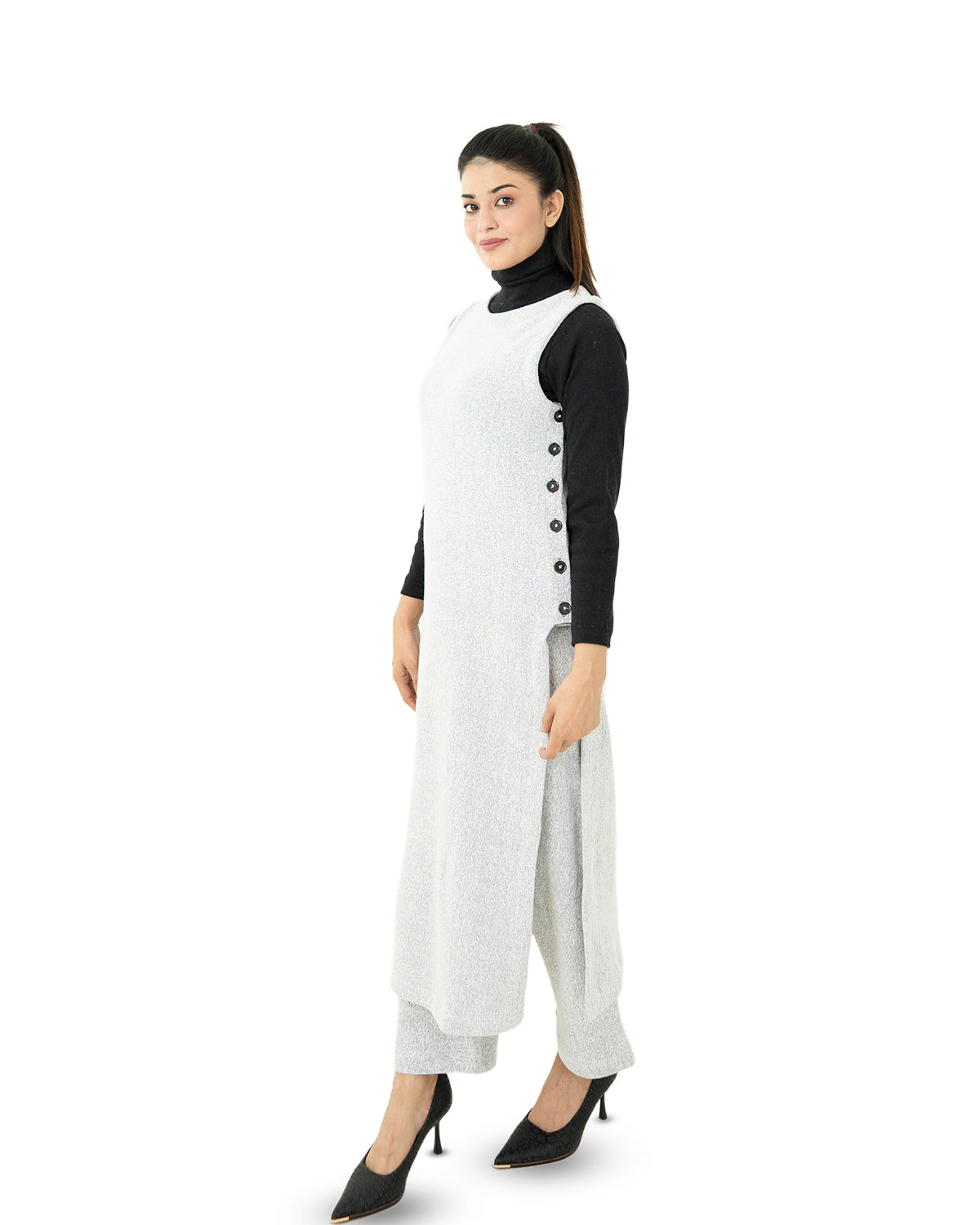 White Elegance 2pc Women Set