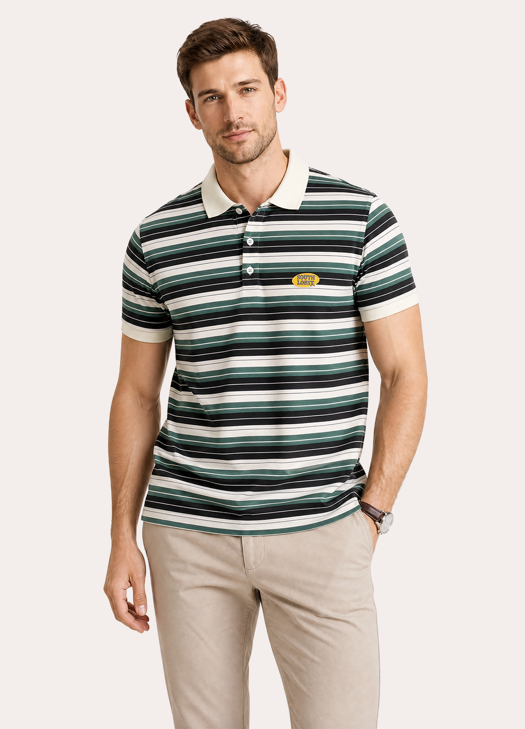 Striped Polo