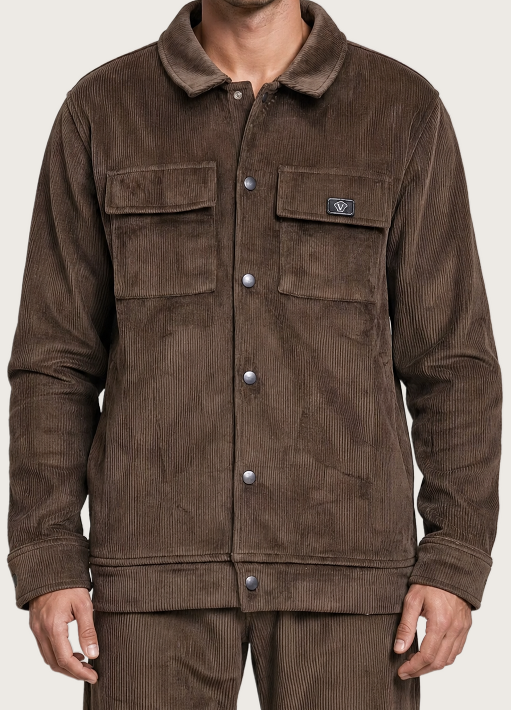 Corduroy Pocket Style Suit