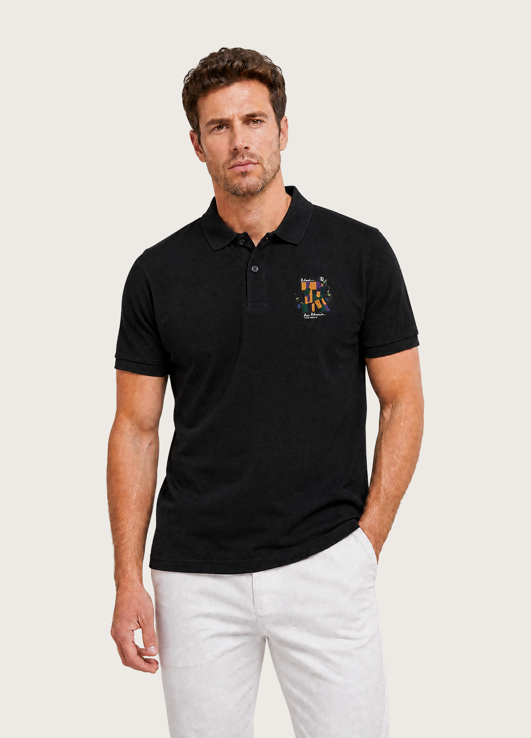 Black R Polo