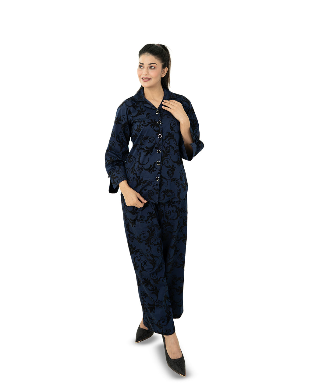 Blue Floral Women’s 2-Piece