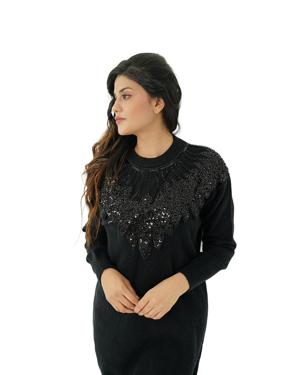 Black Pearl Shine Sweater