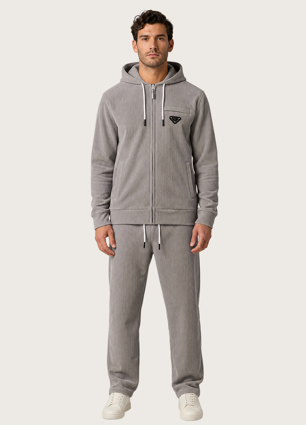 Corduroy Hoodie Suit