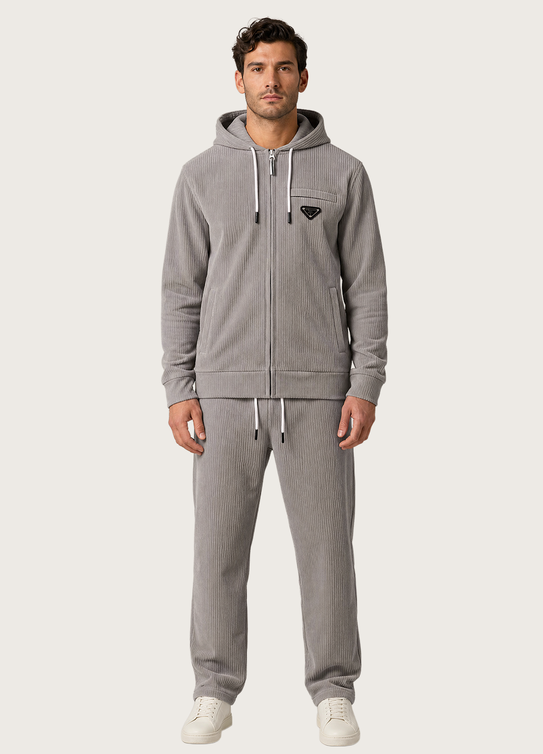 Corduroy Hoodie Suit