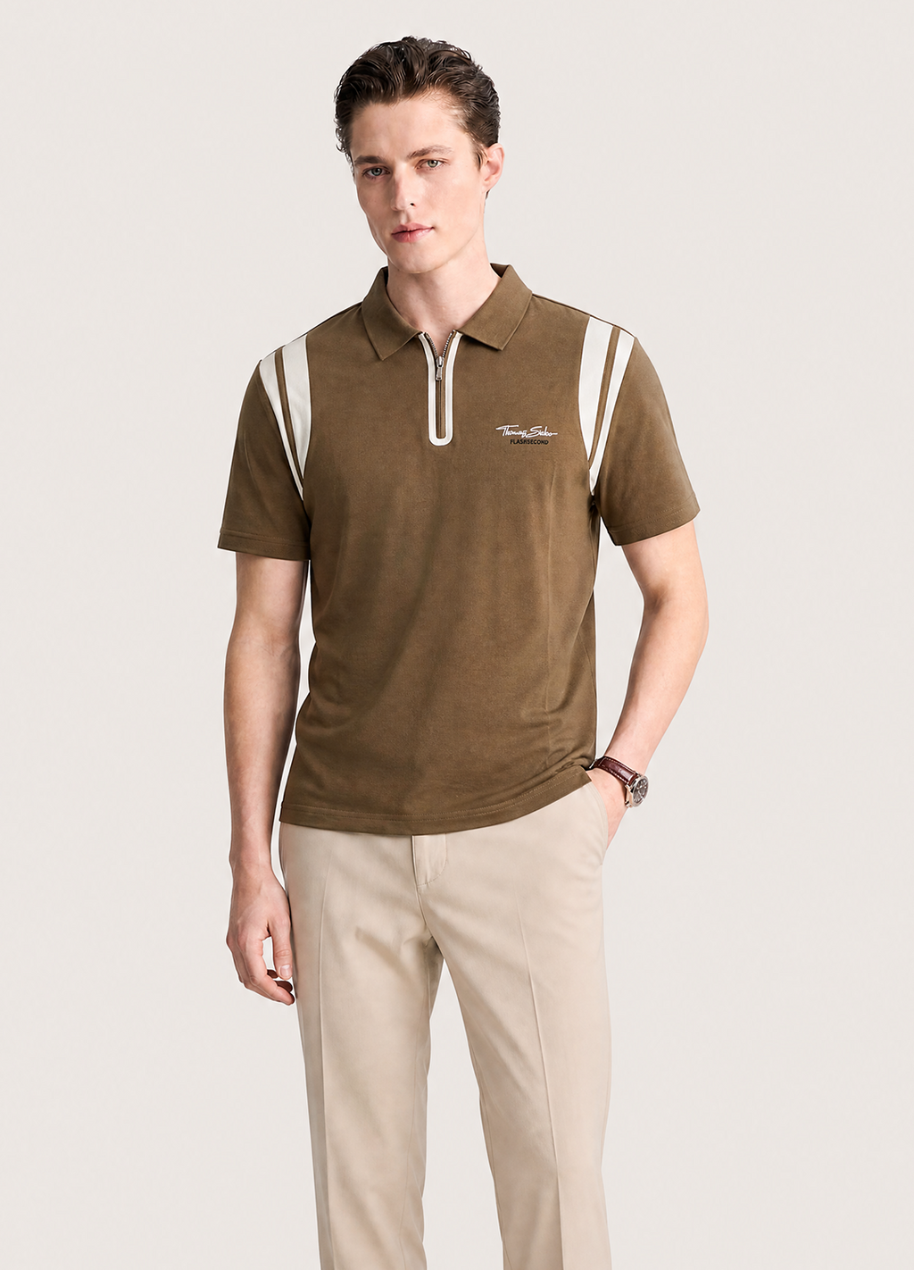Thomas Zip Polo