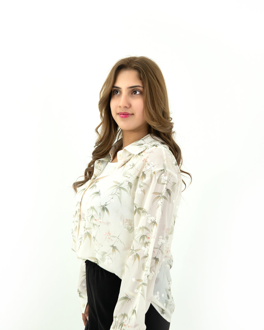 Leaf Print Shirt