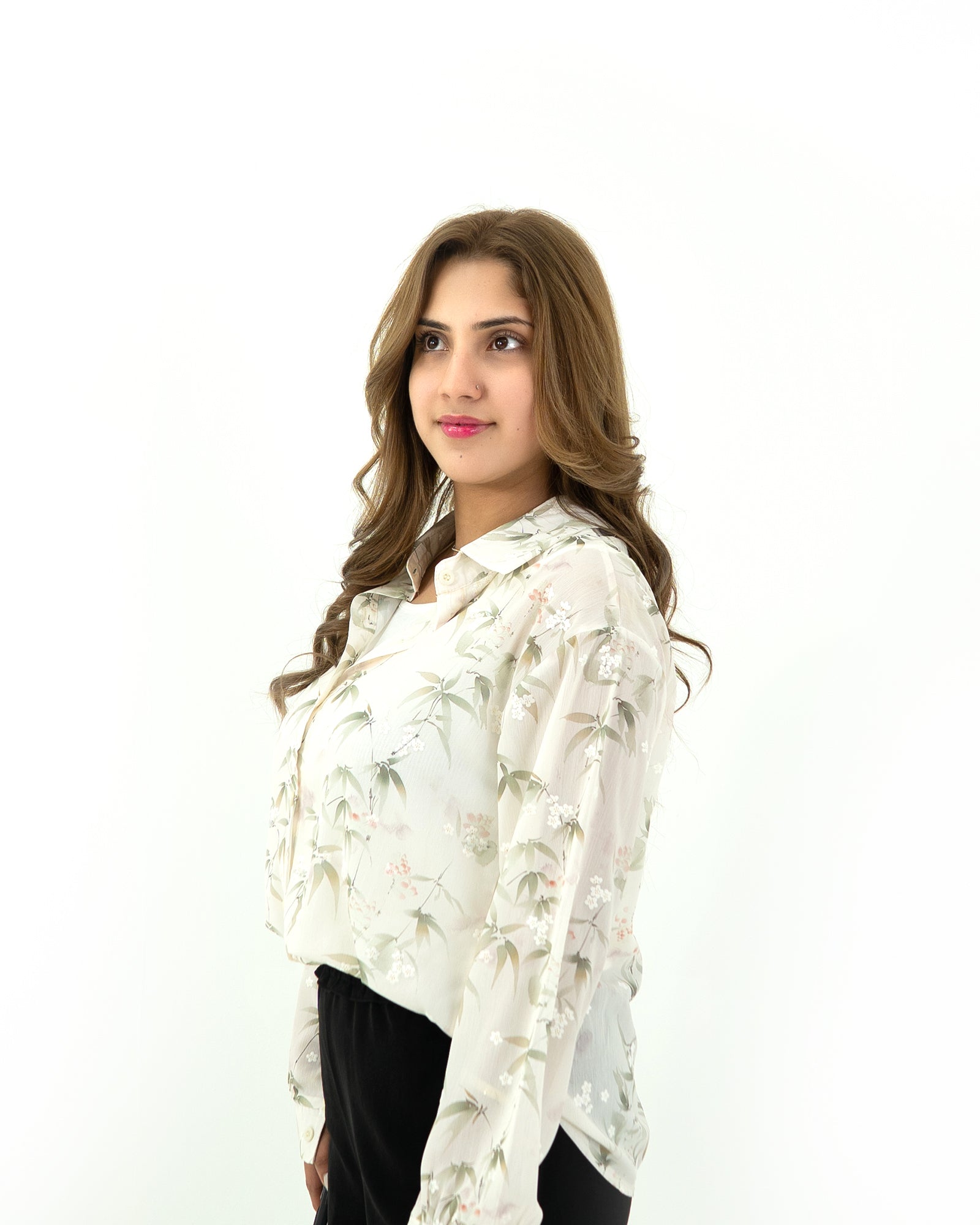 Leaf Print Shirt
