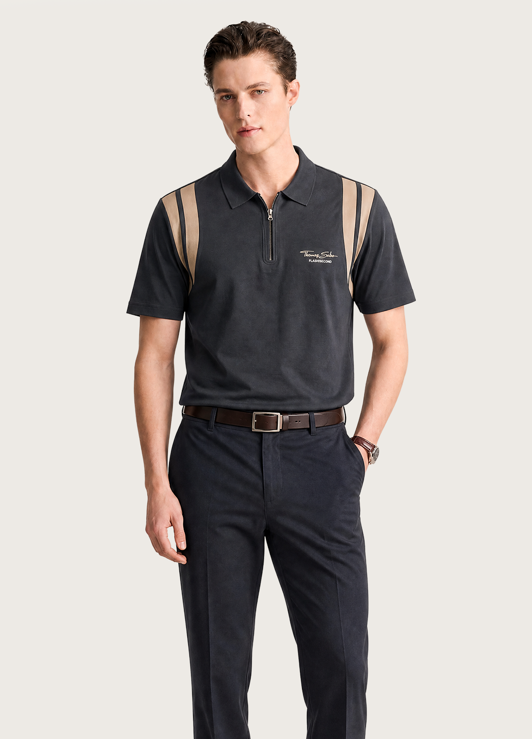 Thomas Zip Polo