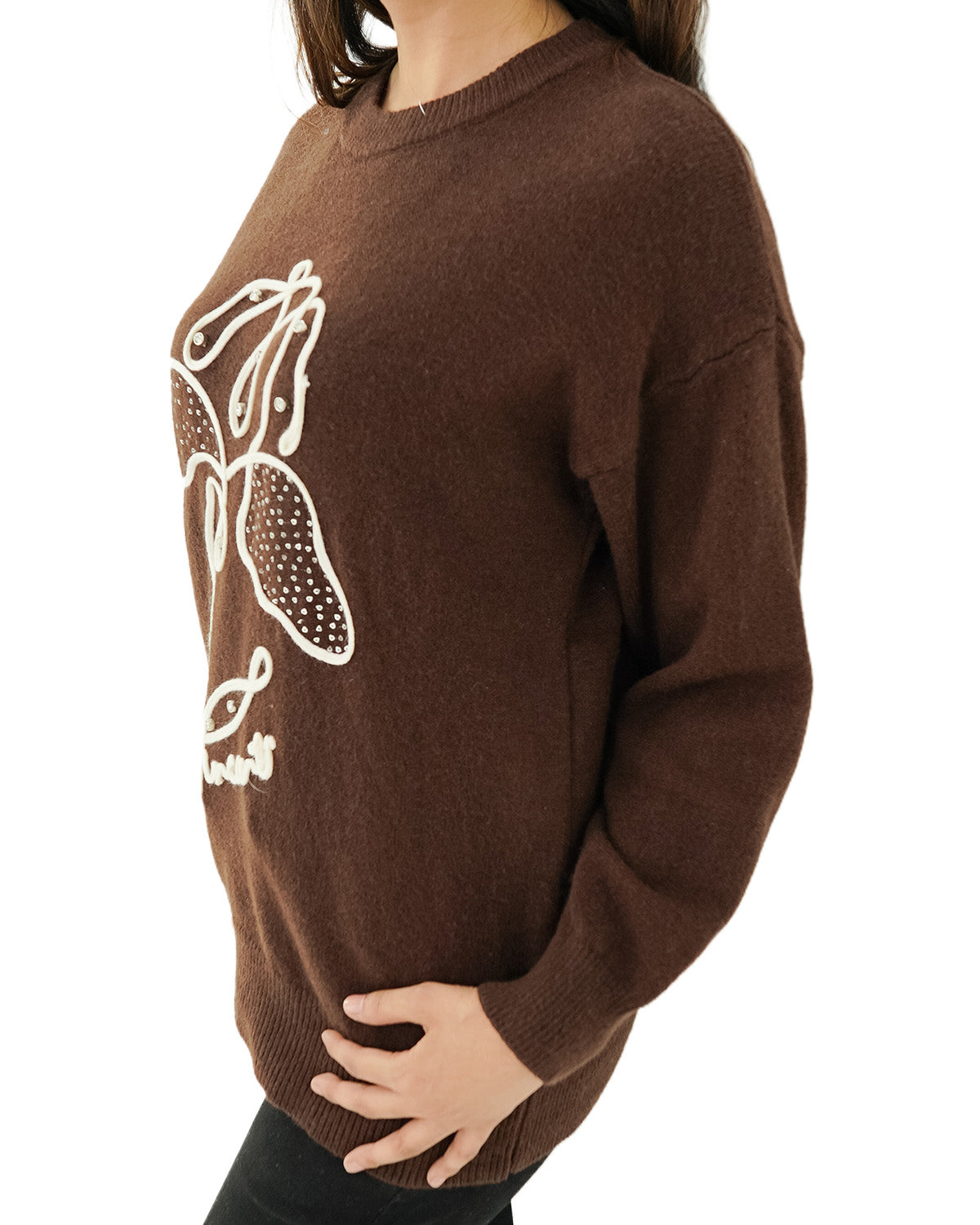 Chocolate Bloom Sweater