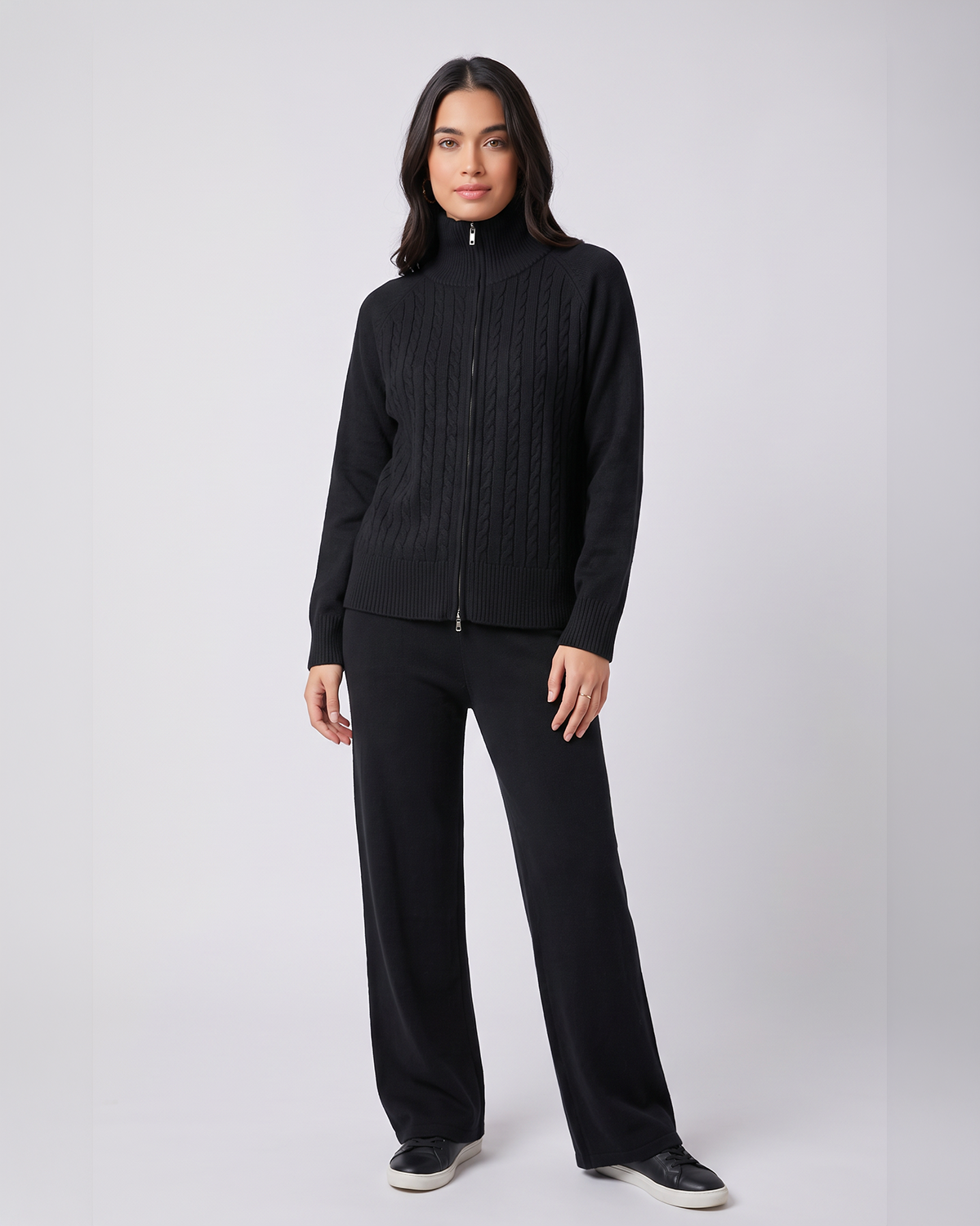 Full Zip Knit Style Co-Ord
