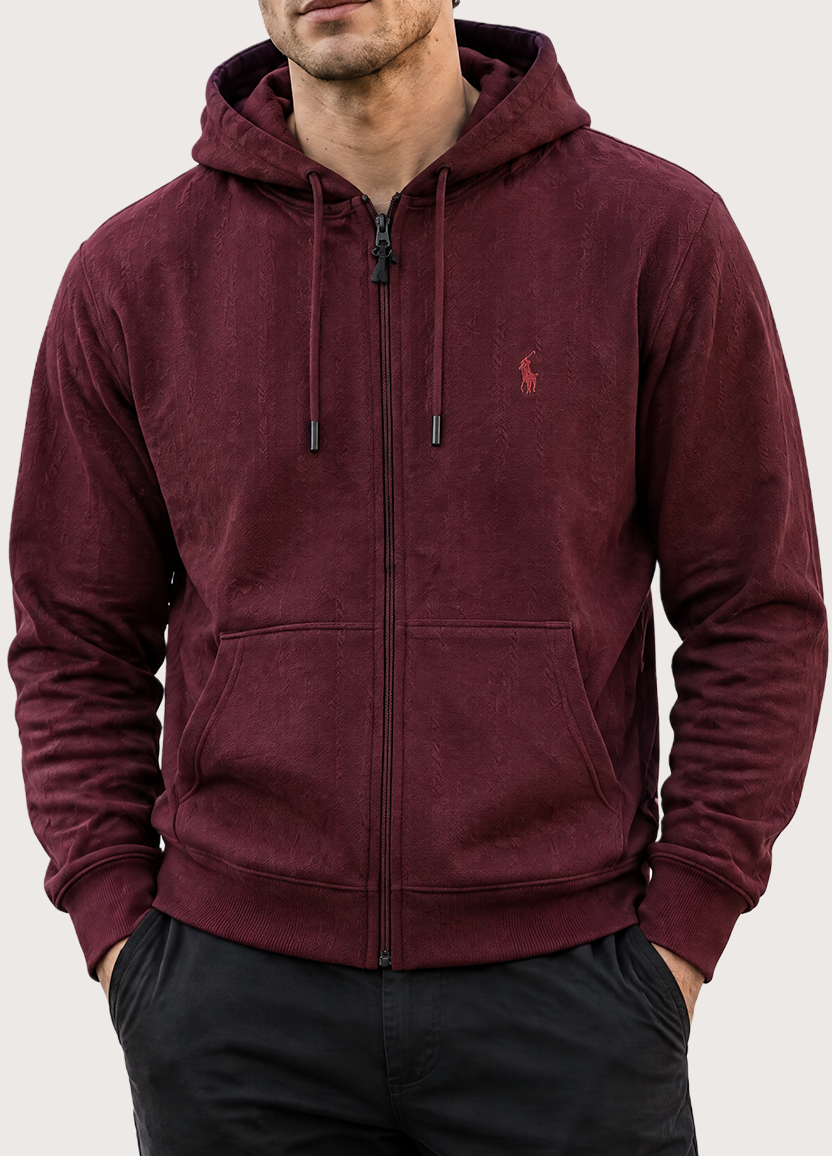 Lining Knit Hoodie