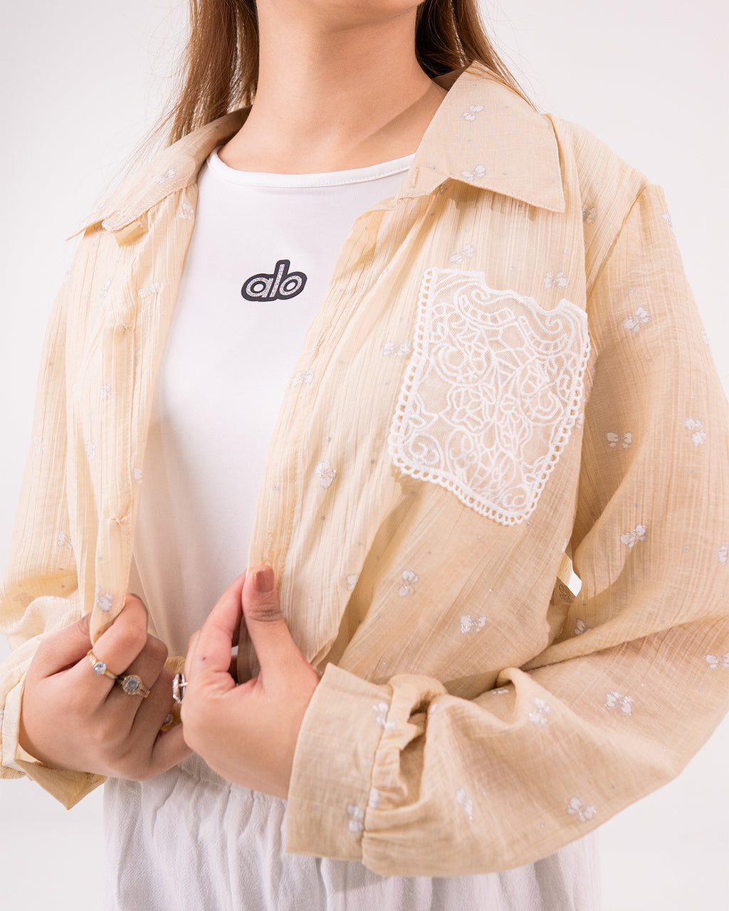 Beige Dual Weave Set