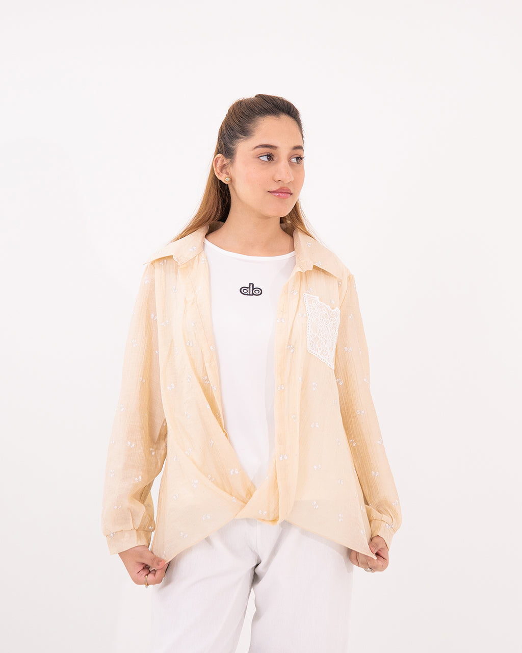 Beige Dual Weave Set