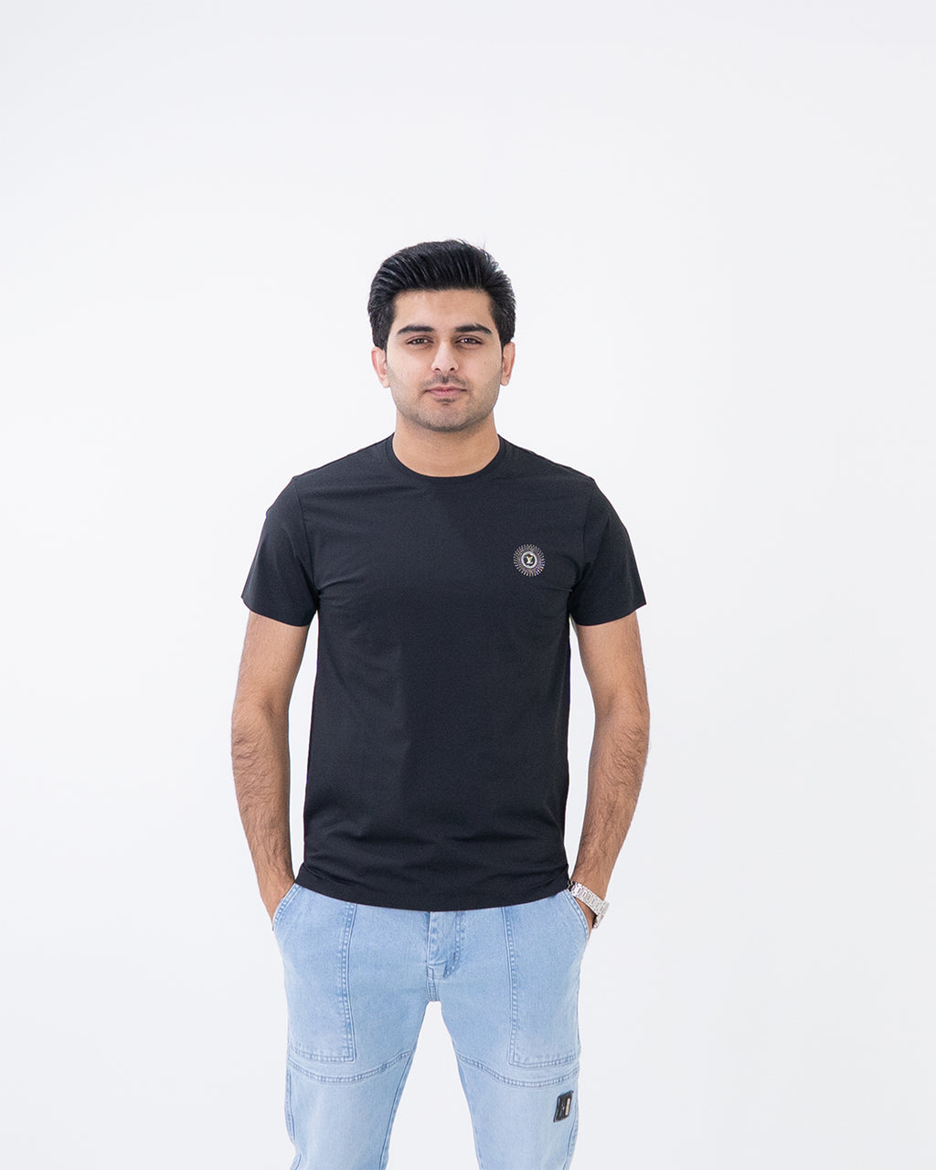Prime Fit Black Tee