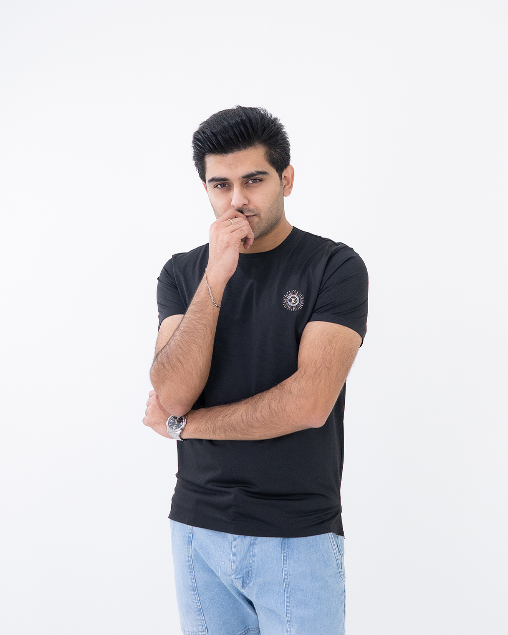 Prime Fit Black Tee