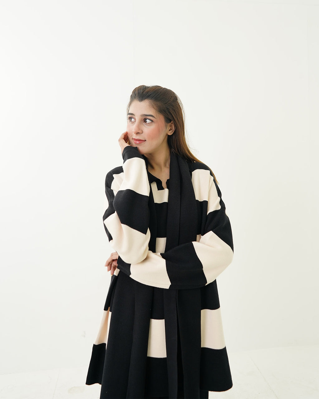 Black & White Panel Co-Ord Set 3pc