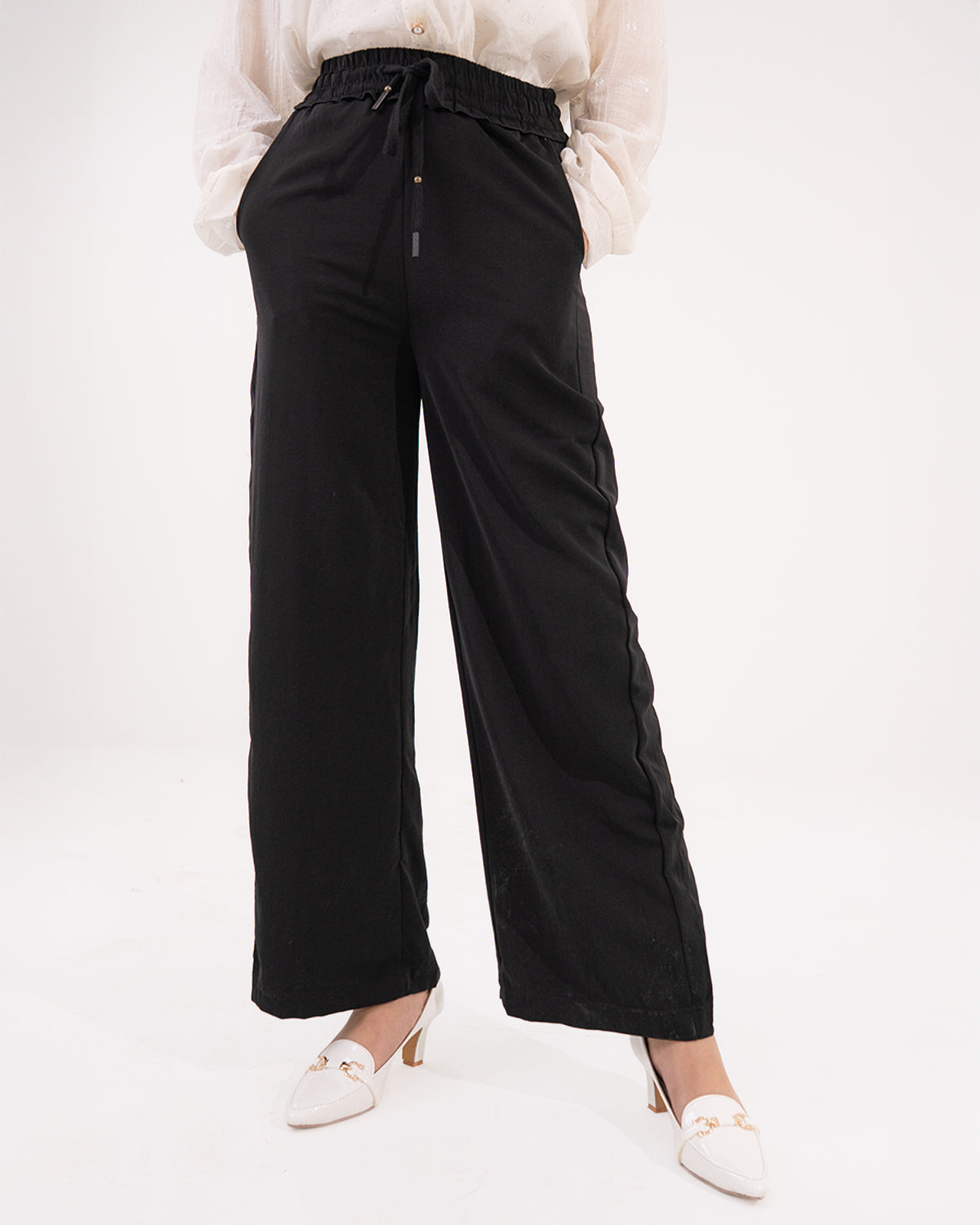 Black Straight Fit Trouser