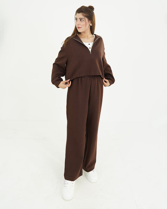 Brown Zip Set 2pc