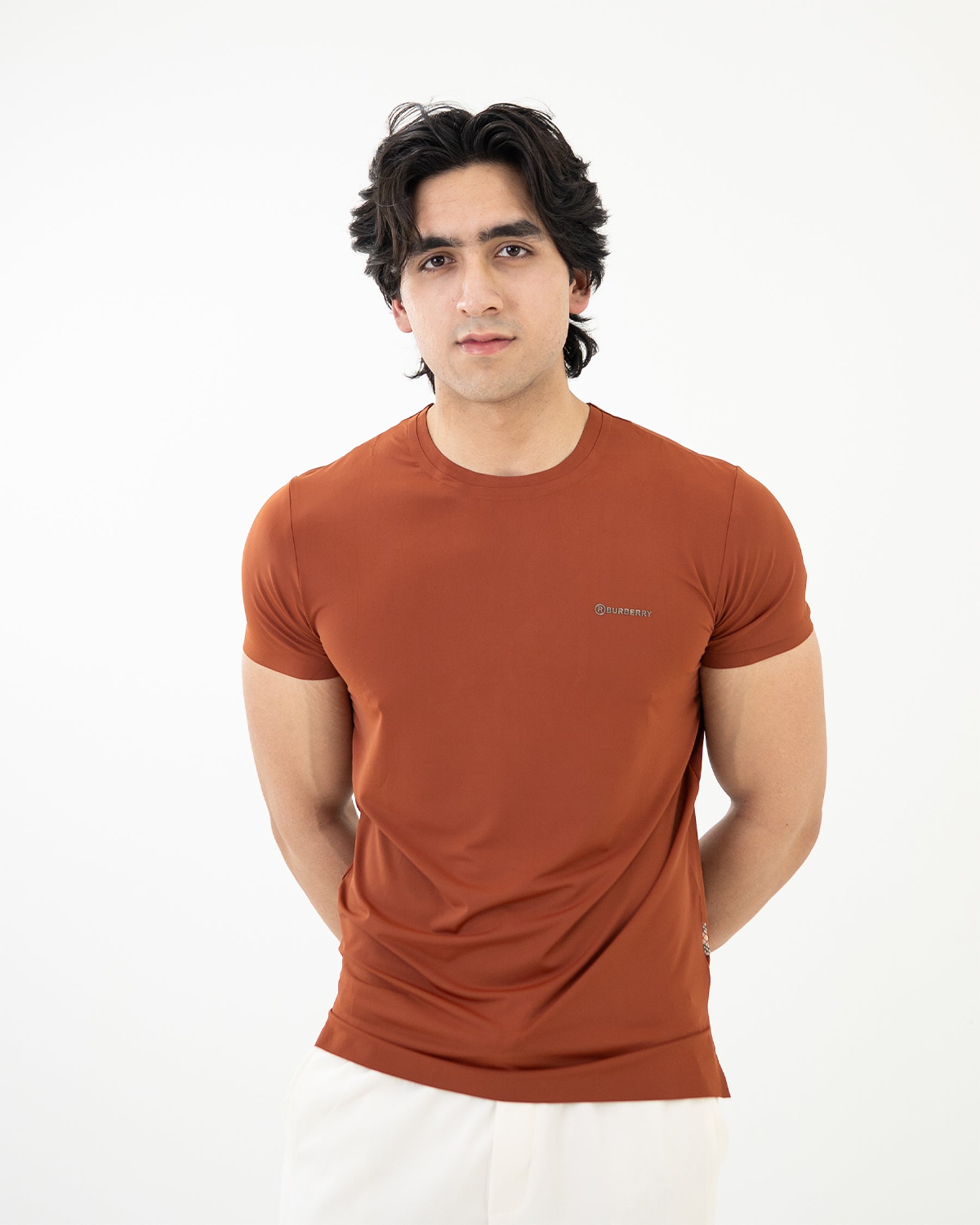 Burberry Rust Brown Shirt