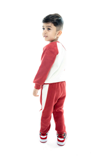 Kids' Red Bunny Tracksuit Set