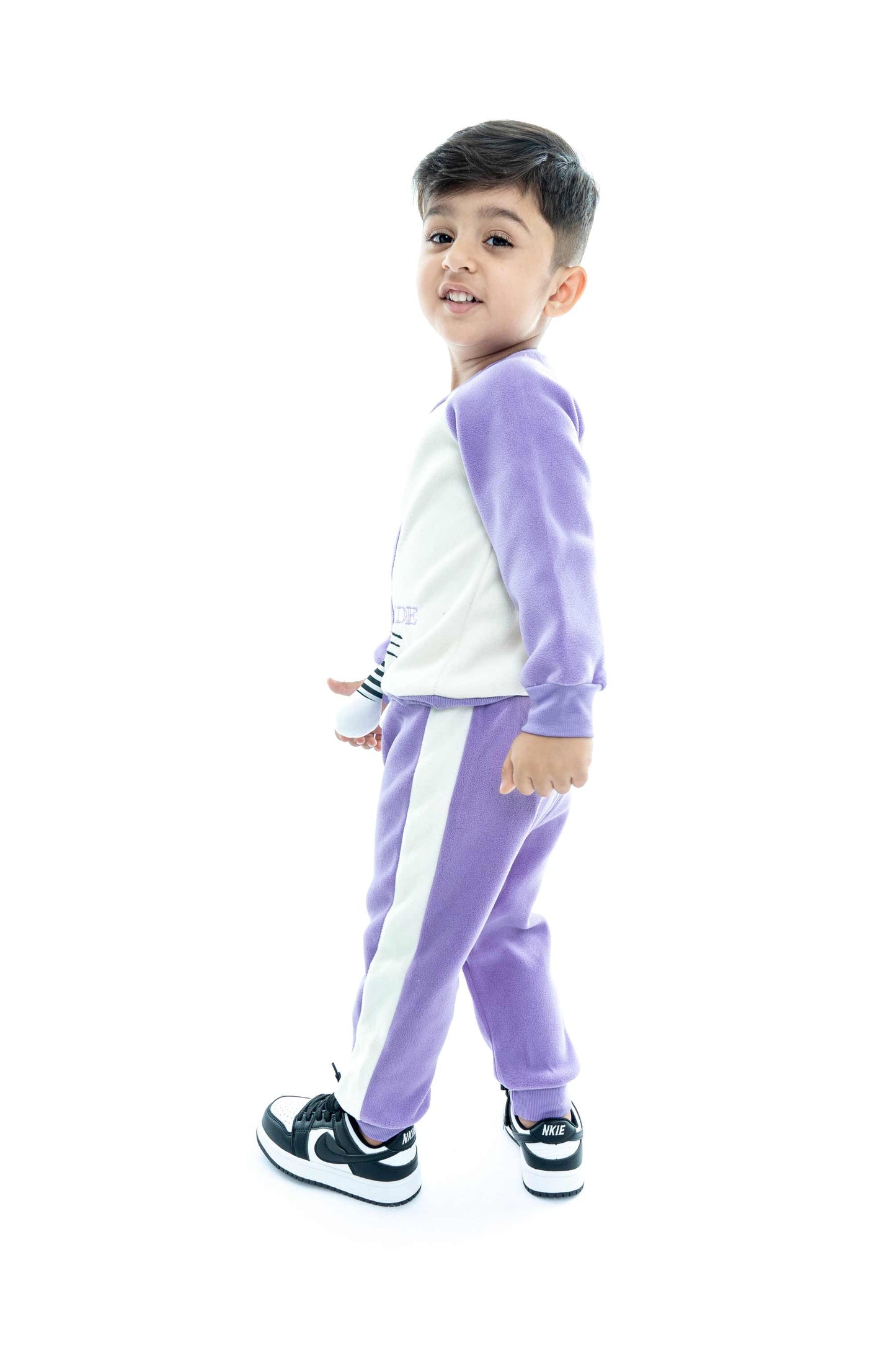 Kids' Purple Bunny Tracksuit Set