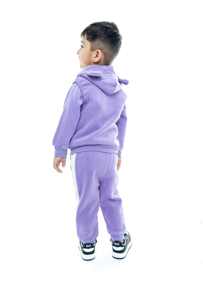 Kids' Purple Bunny Tracksuit Set