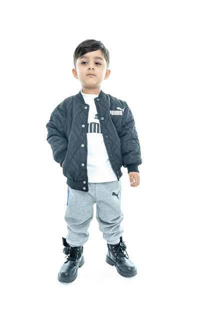 Kids' Quilted Jacket and Joggers Set