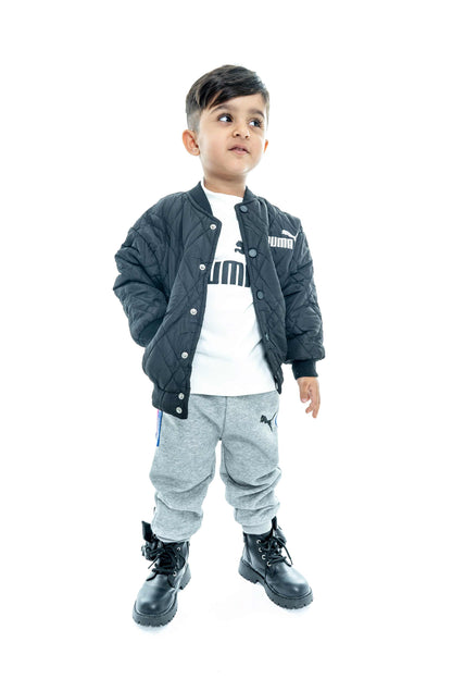 Kids' Quilted Jacket and Joggers Set