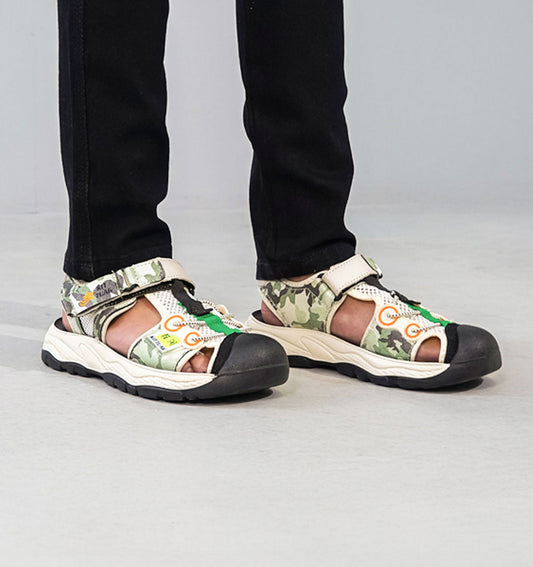 Urban Trek Camo Sandals For Kids