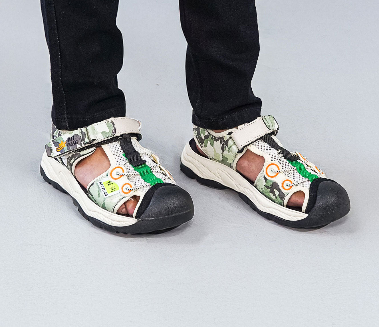 Urban Trek Camo Sandals For Kids