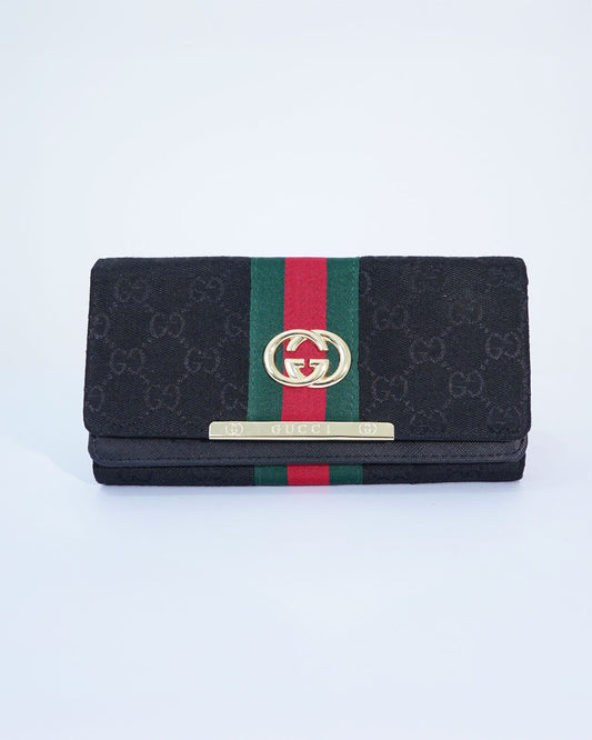 Black Luxurious Long Wallet