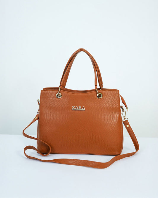 ZARA Brown Hand Bag for Ladies