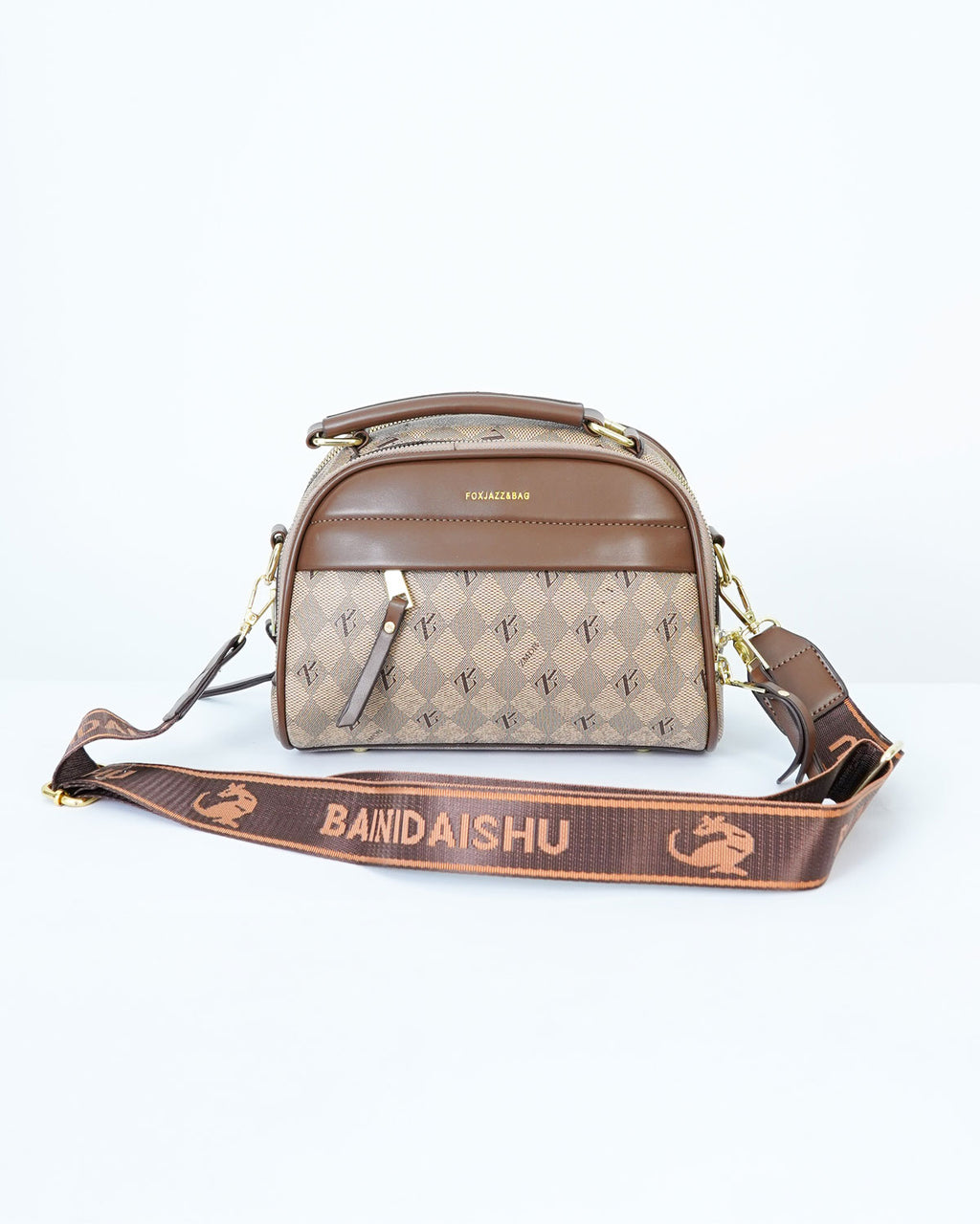 Bainidaishu Brown Hand Bag for Ladies