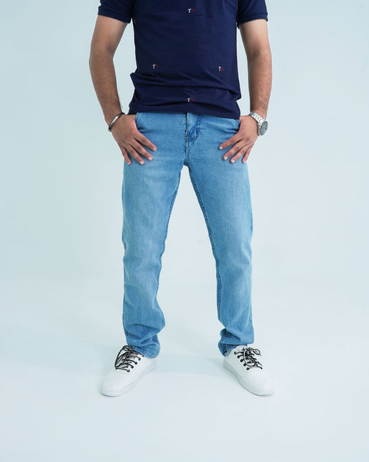 Men Denim Light Shaded