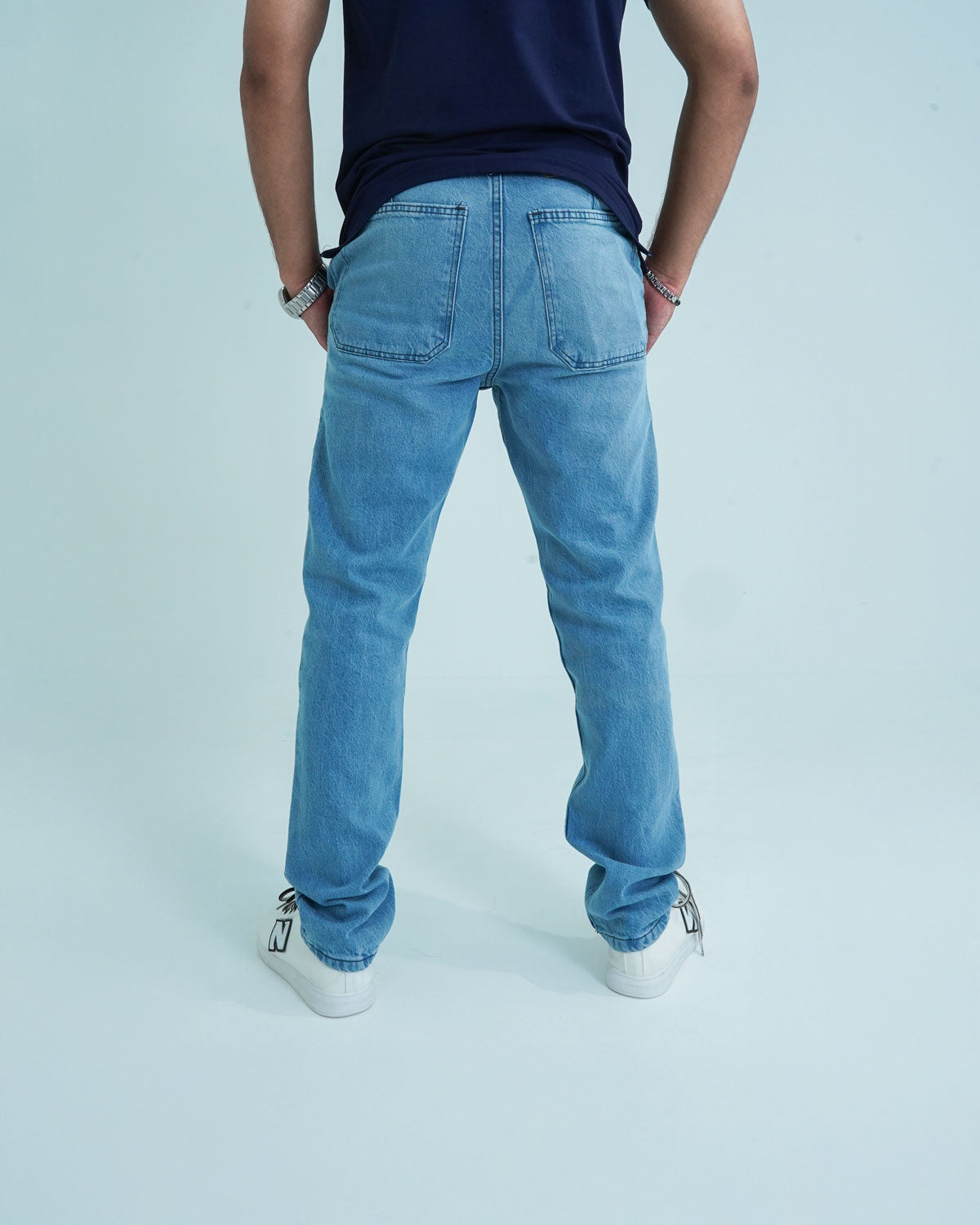 Men Denim Light Shaded