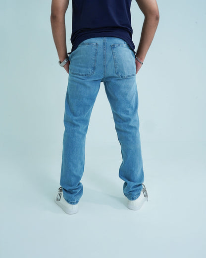 Men Denim Light Shaded