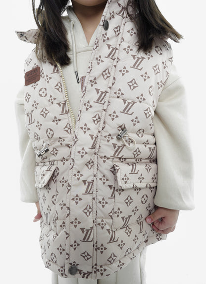 Printed Hooded Winter Set For kids