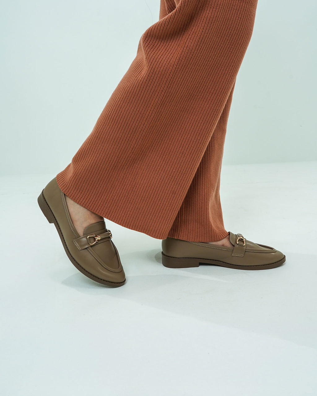 Brown Co-ord Set 2 piece - V Patterned