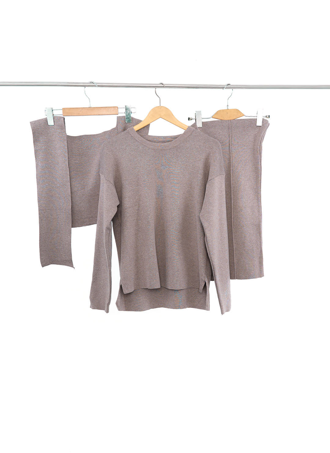 Comfy Three-Piece Knitwear Set