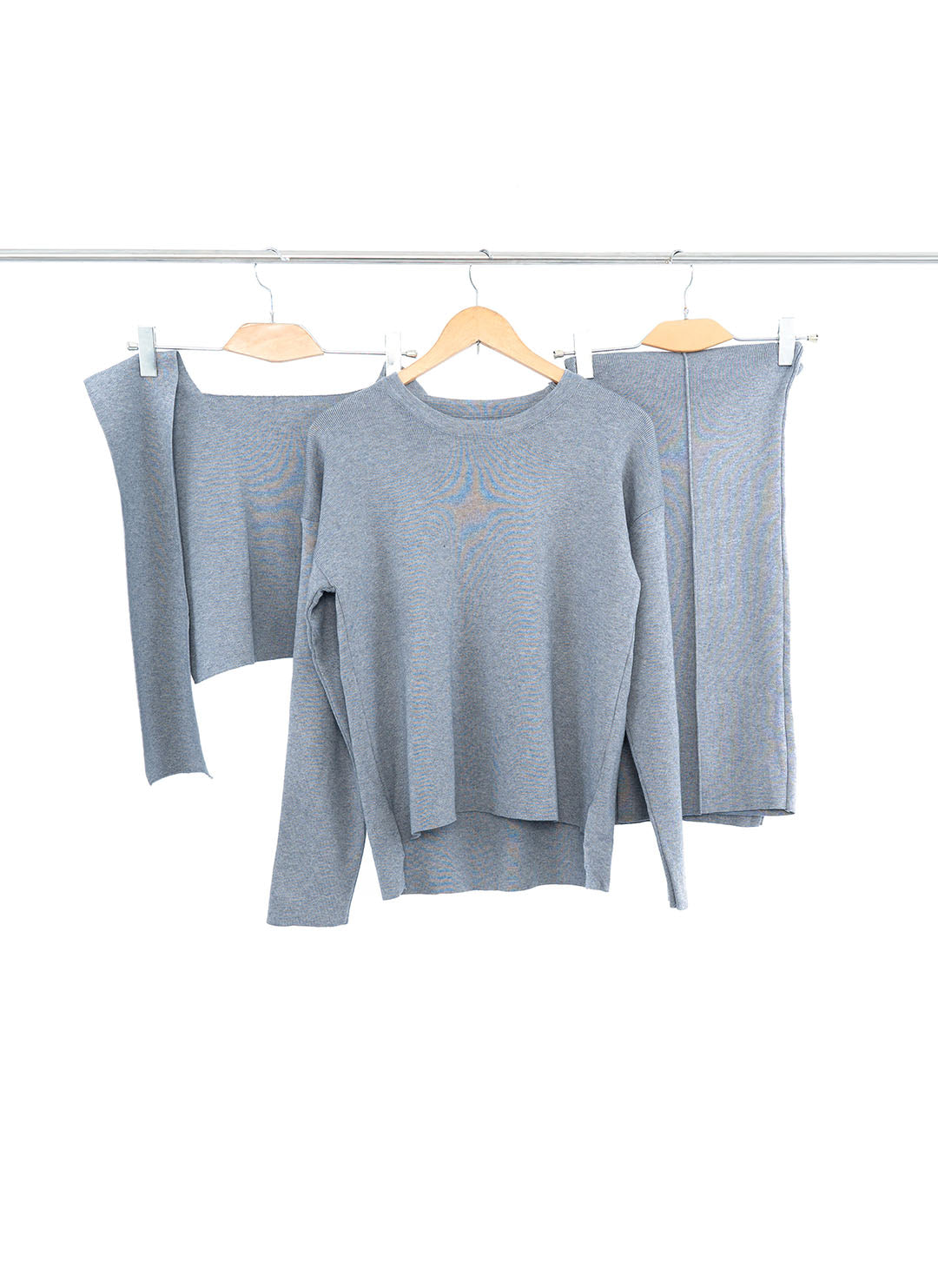 Comfy Three-Piece Knitwear Set