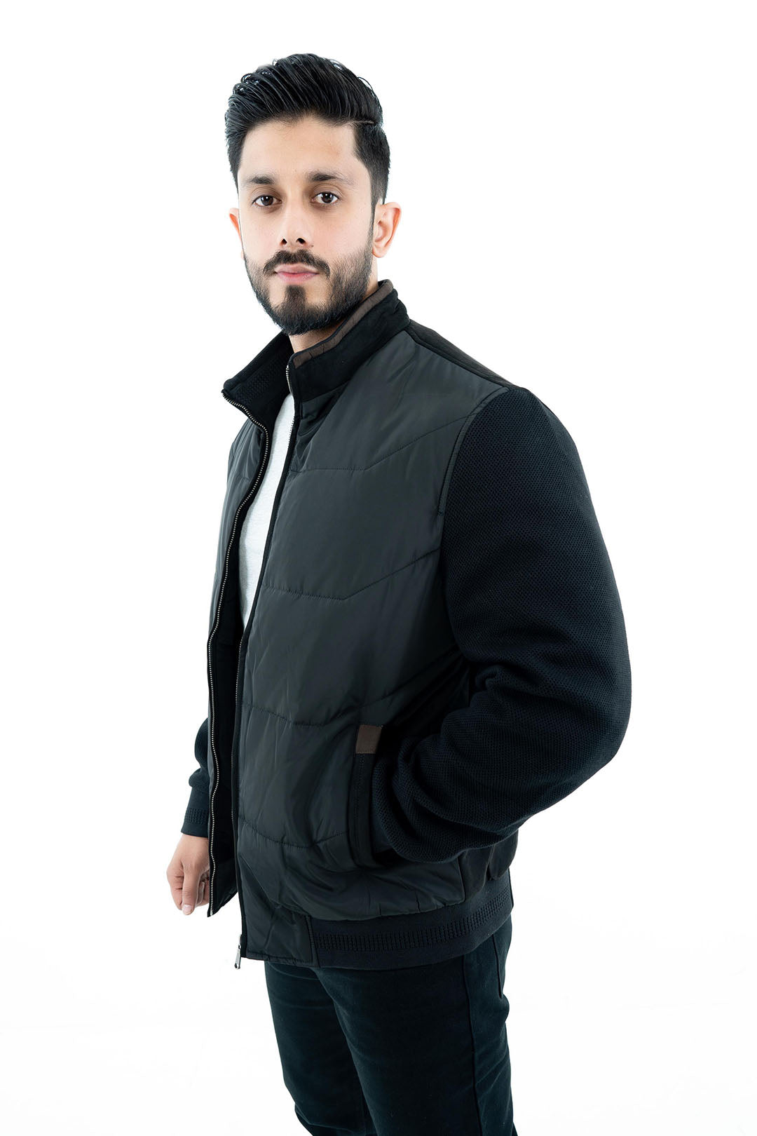 Mens quilted bomber hotsell