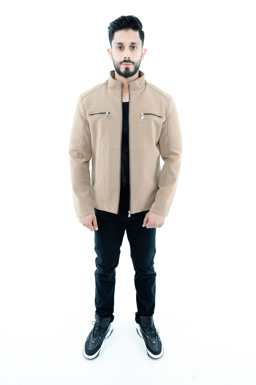 Men's Tan Casual Jacket