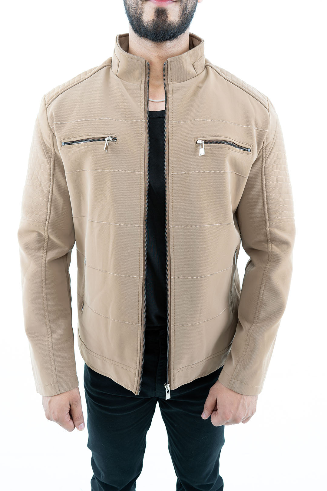 Men's Tan Casual Jacket