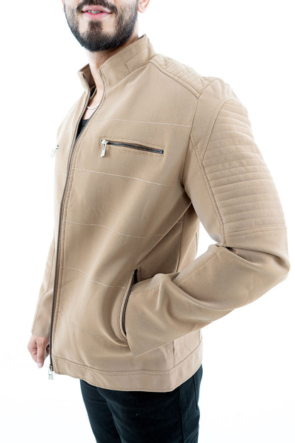 Men's Tan Casual Jacket