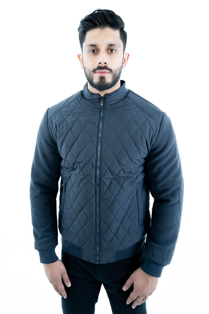 Men's Quilted Bomber Jacket