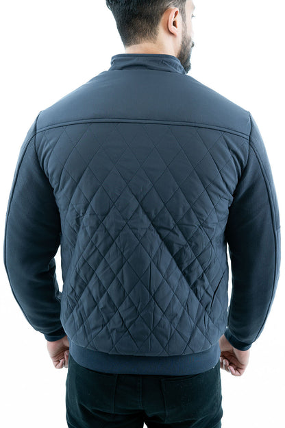 Men's Quilted Bomber Jacket